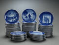 Royal Copenhagen. Samling juleplatter 56