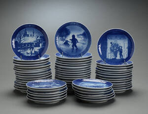 Royal Copenhagen. Samling juleplatter 56