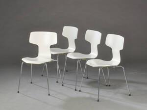  Arne Jacobsen. Fire T- stole, model 3103 4 Denne vare er sat til omsalg under nyt varenummer 4804547