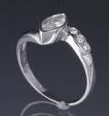 Diamantring, ca. 0.60
