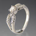 Brillant ring ca. 0.42 ct. Denne auktion er annulleret - se nu vare 1907637