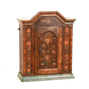 SKÅP, allmoge, daterat 1853.