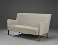 Snedkermester. Sofa betrukket med uld
