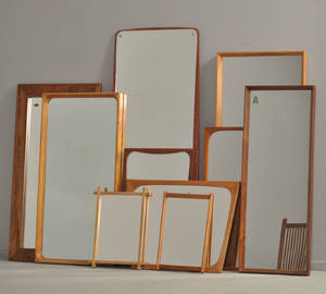 Samling spejle, 1950-1970erne 10