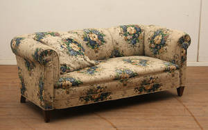 Chesterfieldsofa med cretonne