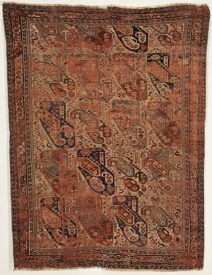 Antik persisk Gashghai Bute madar bache, 170x130 cm.