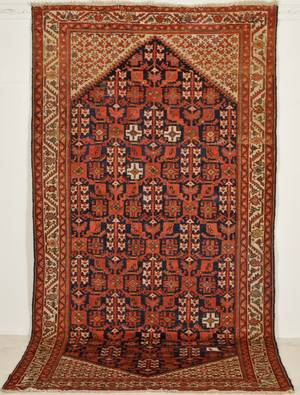 Antik Malayer tæppe, 310x157 cm.