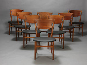 Dansk møbelproducent. Spisestole 8