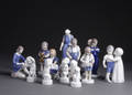 Samling figurer af porcelæn. BG. 12 Denne auktion er annulleret - se nu vare 1912204