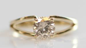 Brillantring, 0.96 ct.