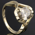 Solitaire ring ca. 2.10 ct.