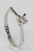 Solitairering, ca. 0.18 ct.