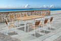 Daneline Havemøbler. Havebord samt otte armstole, teak 9