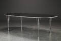 Piet Hein  Bruno Mathsson. Super ellipse spisebord, sort, 240 x 120 cm