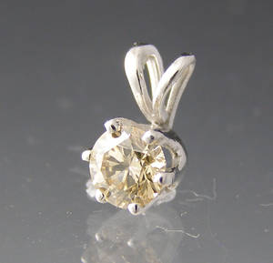 Brillant vedhæng ca. 0.40 ct.