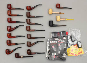 Samling piber m.m. 19 piber