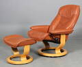 Ekornes, Norge. Stressless lænestol med skammel 2 