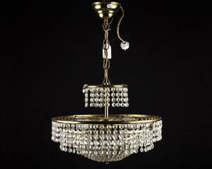 TAKLAMPA, glasmetall, 1900-tal