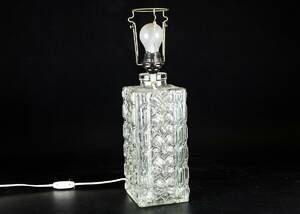 BORDSLAMPA, glas, 1900 - talets andra hälft