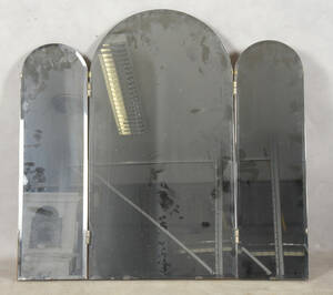 FÄLLSPEGEL, teak och glas, 1900-tal.