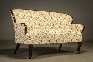 Sofa af mahogny