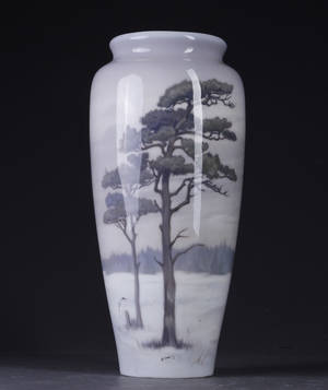 Vase af porcelæn, Kgl.P