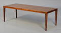 Severin Hansen for Haslev Møbelsnedkeri. Rektangulært sofabord, palisander