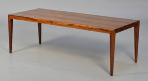 Severin Hansen for Haslev Møbelsnedkeri. Rektangulært sofabord, palisander