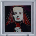 ANDY WARHOL. Efter. Färgoffset, Ingrid Bergman, 1983.