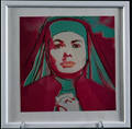 ANDY WARHOL. Efter. Färgoffset, Ingrid Bergman, 1983.
