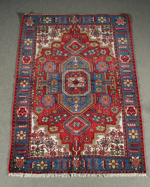 Orientalisk handknuten matta, 208x145 cm