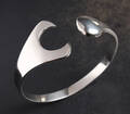 Hans Hansen. Armring, sterling sølv