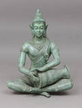 Thailandsk bronze figur