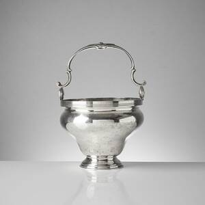 Skål med hänkel, silver