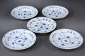 Royal Copenhagen Musselmalet riflet tallerkener, nr. 178 5