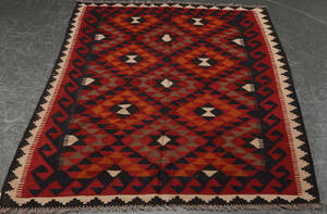 Afghansk kelim, 190x147 cm.