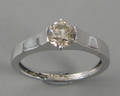 Solitairering. Ca. 0.60 ct