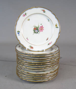 Kgl. porc - ældre frokosttallerkner 181900 tallet 15