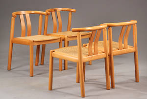 Denka fire spisestuestole 4