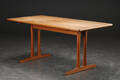 Børge Mogensen for FDB. Shaker spisebord af egetræ med to tillægsplader 3 