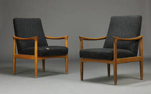 Fritz Hansen. Par lænestole 2