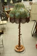 Golvlampa, trä