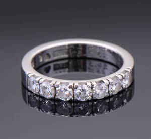8463 - Brillant alliancering ca 0.86 ct