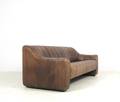 de Sede, Dreier Lounge Sofa Modell DS 620 in Neckleder