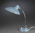 Christian Dell. Kaiser bordlampe, model 6786. Grå