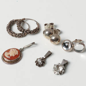 ÖRHÄNGEN, HÄNGEN, Silver