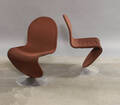 Verner Panton. Par lænestole, system 1-2-3 2