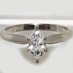 Solitairering. Ca. 0.52 ct