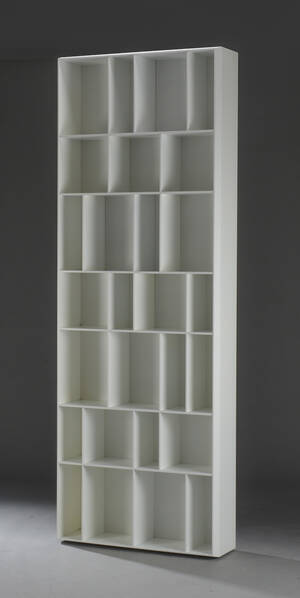  Flexform Reol af hvidlakeret mdf.