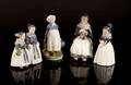 Royal Copenhagen. Samling figurer i form af piger 4